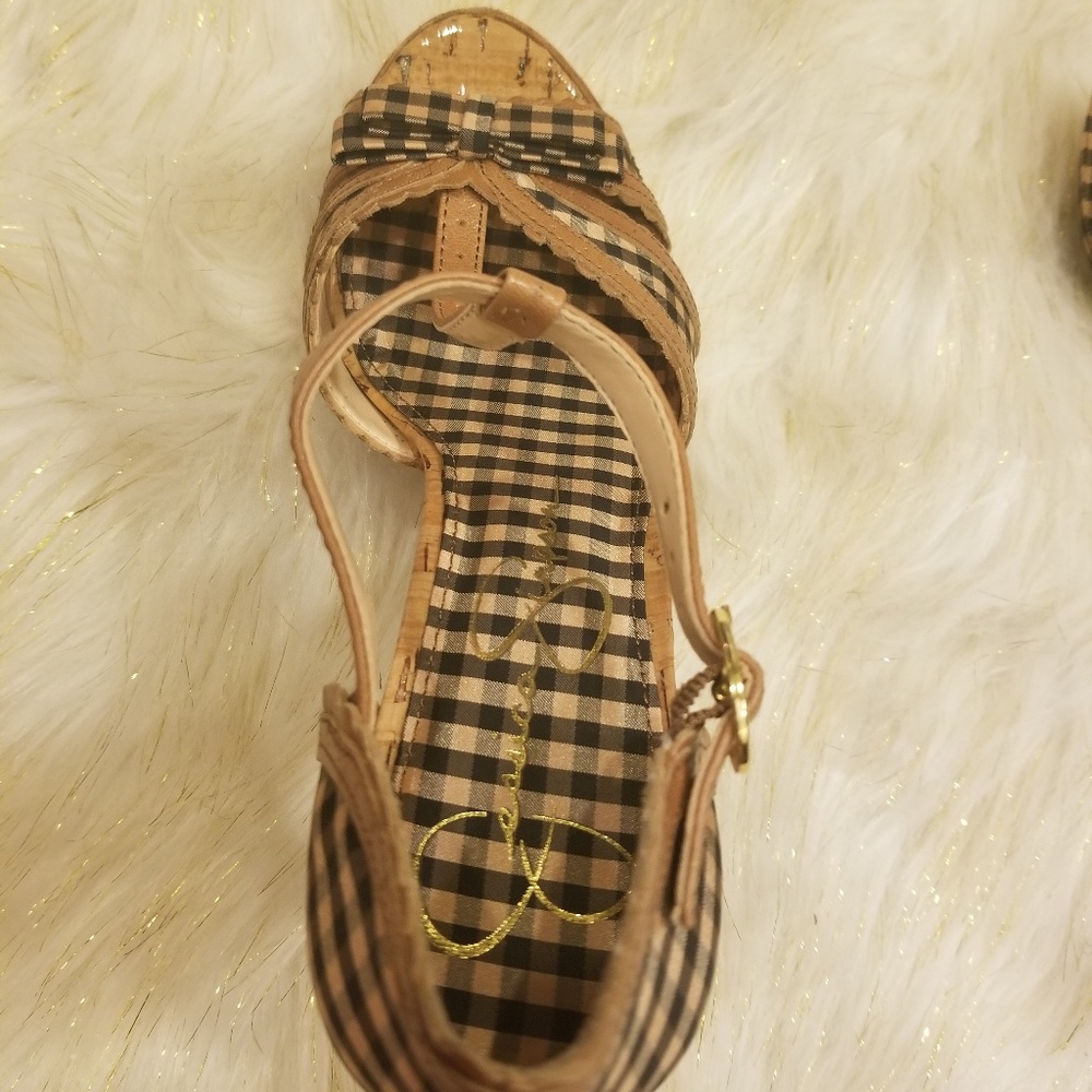 Jessica Simpson Plaid Heels - Picture 4 of 6